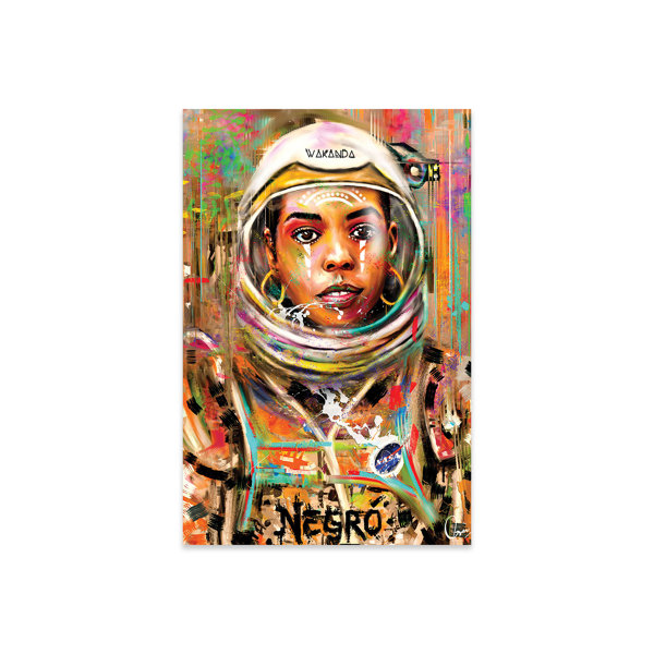 Winston Porter Space Negro On Plastic / Acrylic by Crixtover Edwin